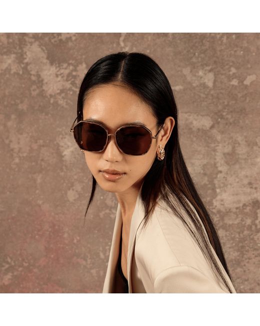 Linda Farrow Brown Rowe Sunglasses