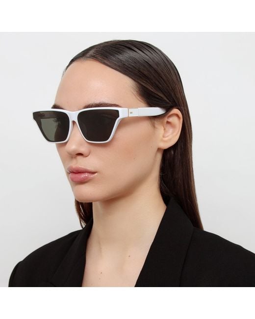 Linda Farrow Black Skyler Sunglasses