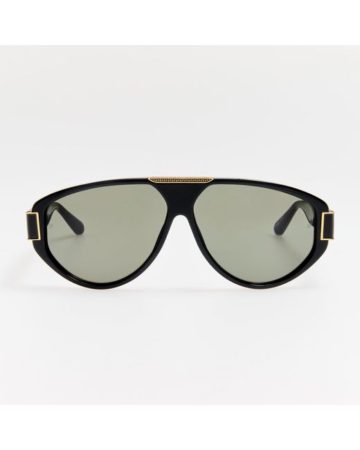 Linda Farrow Brown Rowan Sunglasses