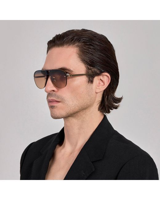 Linda Farrow Brown Taya Sunglasses