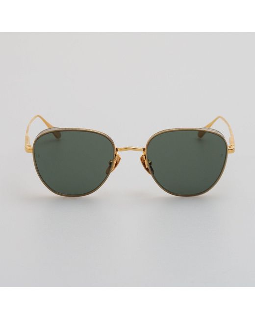Linda Farrow Green Hardy Sunglasses
