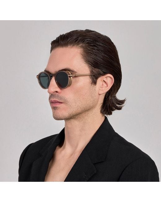 Linda Farrow Brown Orion Explorer Sunglasses
