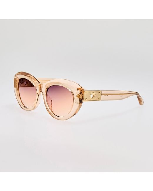Linda Farrow Pink Anna Sunglasses