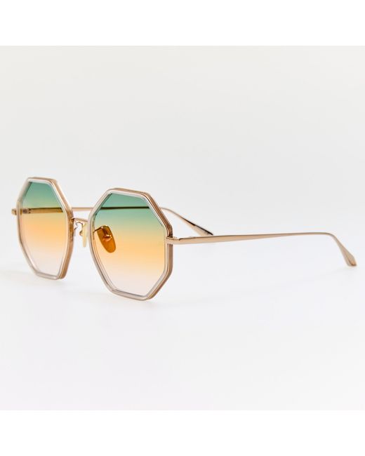 Linda Farrow Brown Coraline Sunglasses