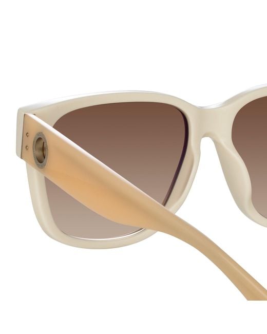 Linda Farrow Brown Perry Sunglasses