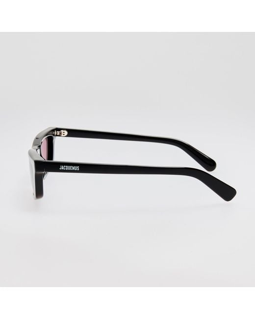 Jacquemus Brown Trapezi Sunglasses