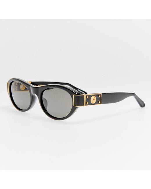 Linda Farrow Brown Sirena Sunglasses