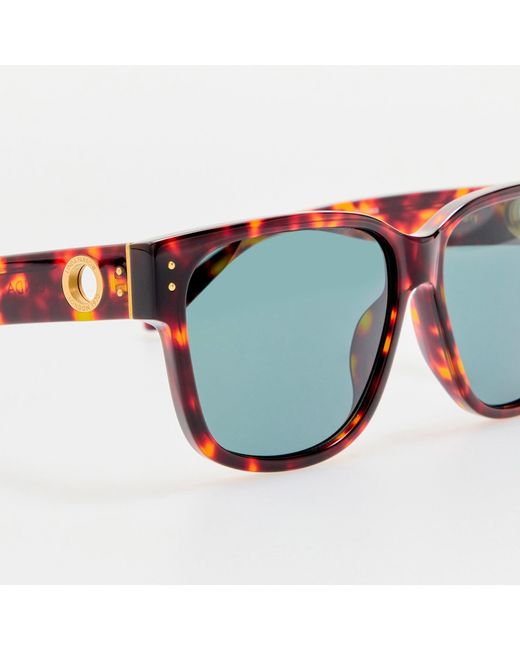 Linda Farrow Black Perry Sunglasses