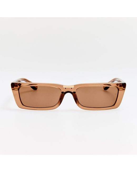 Linda Farrow Brown Lucia Sunglasses