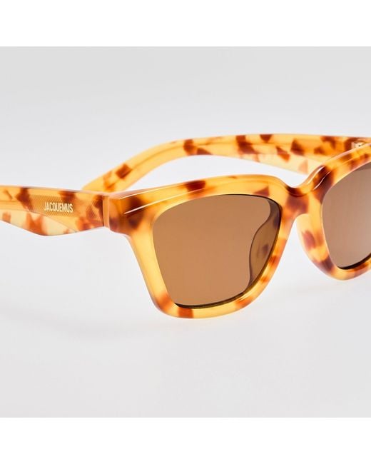 Jacquemus Brown Carre Sunglasses