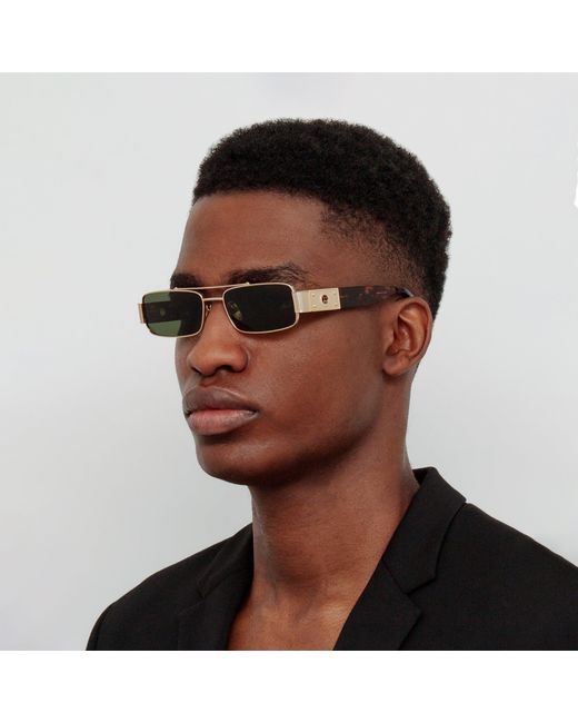 Linda Farrow Black Joey Sunglasses