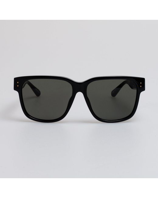 Linda Farrow Black Perry Talisman Sunglasses