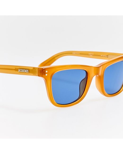 Jacquemus Blue Pilotis Sunglasses