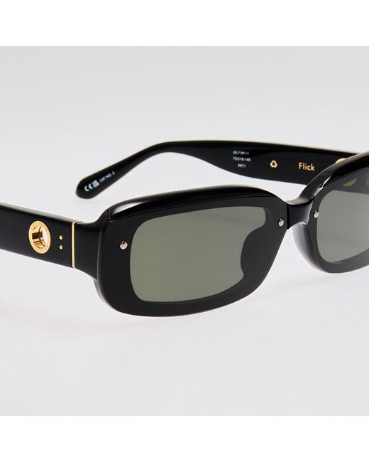 Linda Farrow Brown Flick Sunglasses
