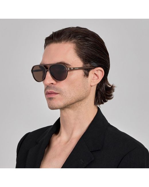 Jacquemus Brown Pastro Sunglasses