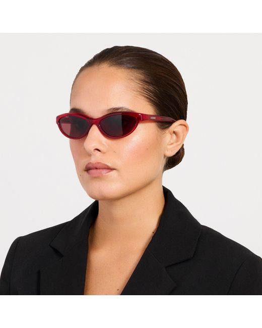 Jacquemus Red Curvo Sunglasses