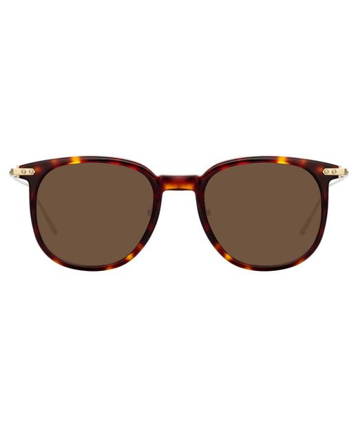 Linda Farrow Multicolor Linear Stern A C9 Square Sunglasses for men