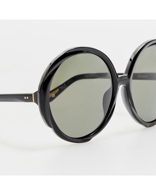 Linda Farrow Brown Otavia Sunglasses