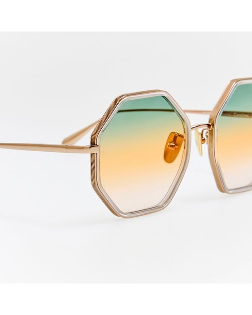 Linda Farrow Brown Coraline Sunglasses
