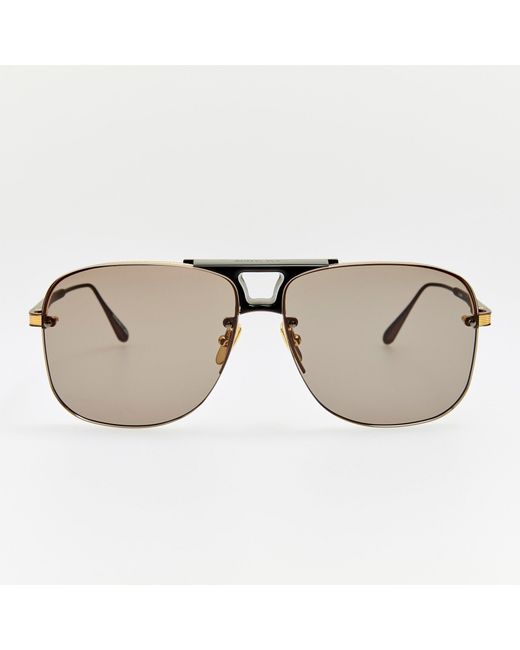Linda Farrow Brown Skye Sunglasses