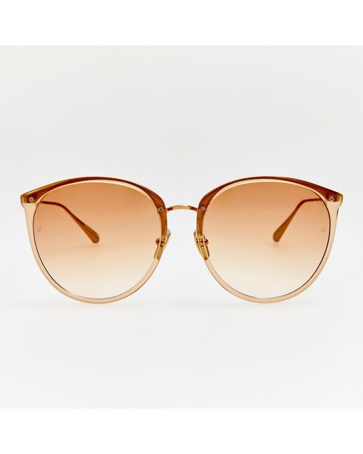 Linda Farrow Brown Kings Sunglasses