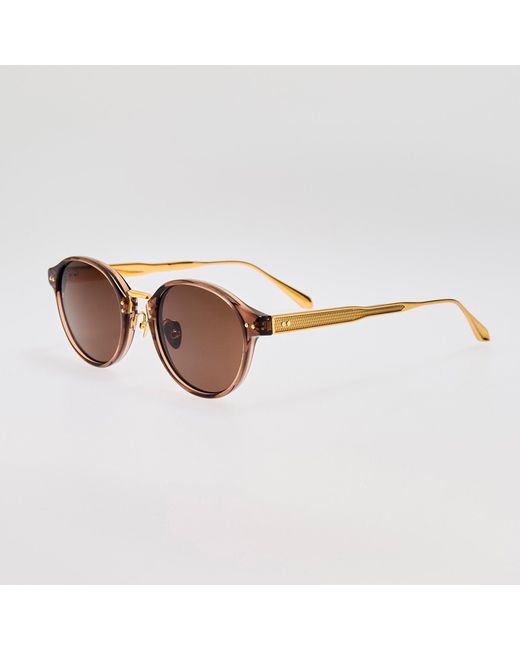 Linda Farrow Brown Marco Sunglasses