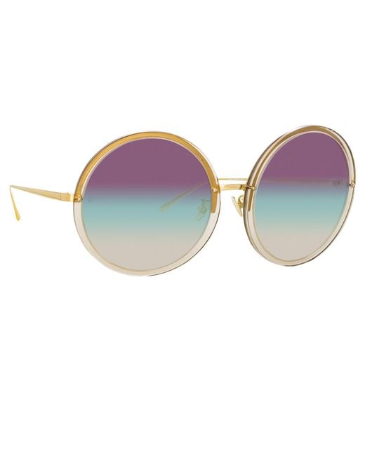 Linda Farrow Multicolor Kew Sunglasses