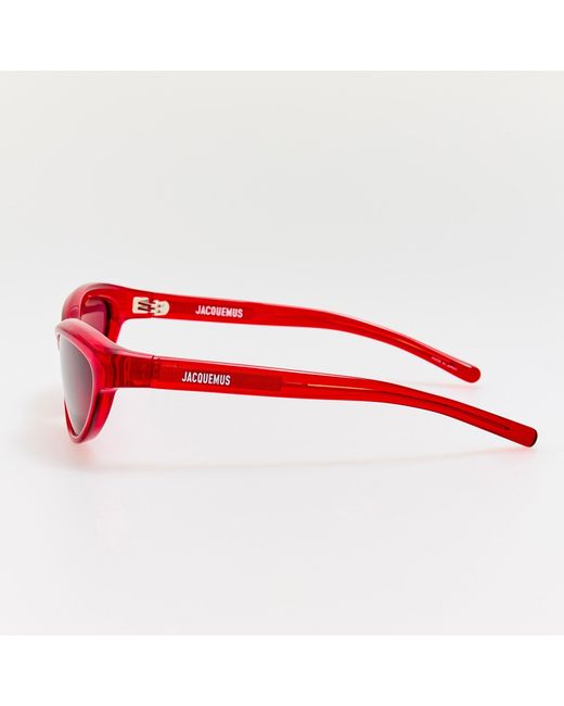 Jacquemus Red Curvo Sunglasses