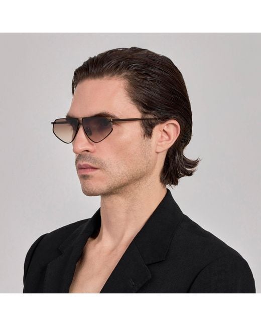 Linda Farrow Brown Tarian Sunglasses
