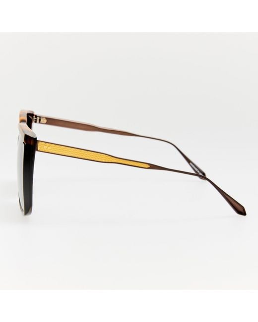 Linda Farrow Brown Helena Sunglasses