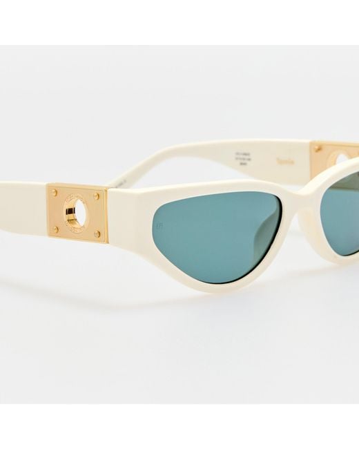 Linda Farrow Black Tomie Sunglasses