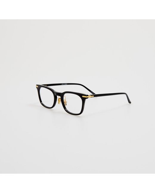 Linda Farrow Black Men's Hawkin Optical