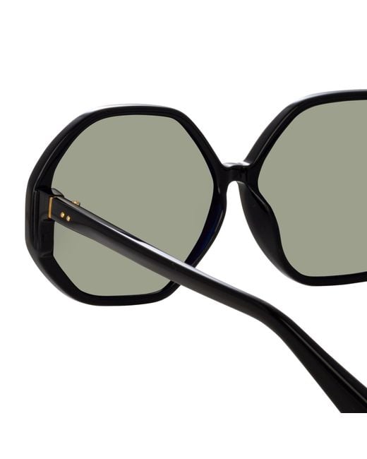 Linda Farrow Brown Paloma Sunglasses