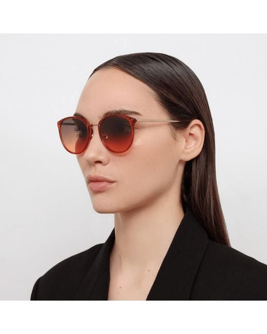 Linda Farrow Brown Calthorpe Sunglasses