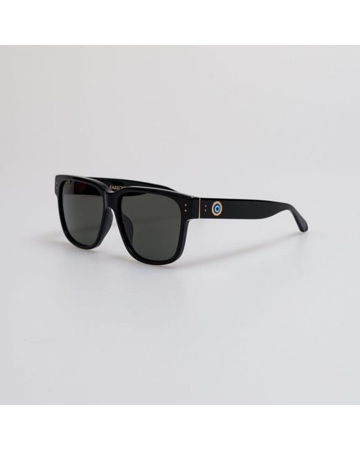 Linda Farrow Black Perry Talisman Sunglasses