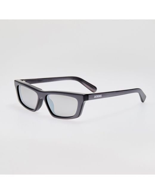 Jacquemus Gray Trapezi Sunglasses
