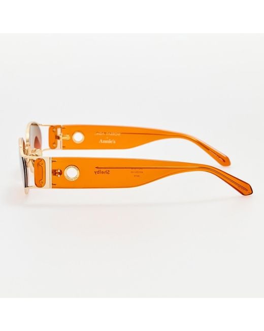 Linda Farrow Black Shelby Sunglasses