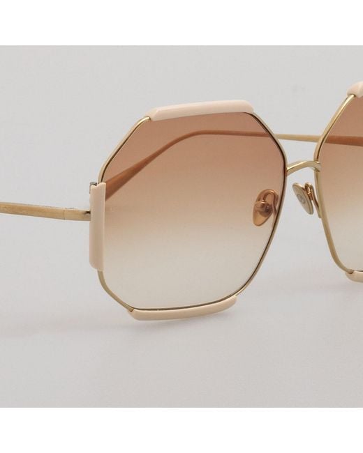 Linda Farrow Multicolor Alona Oversized Optical Frame