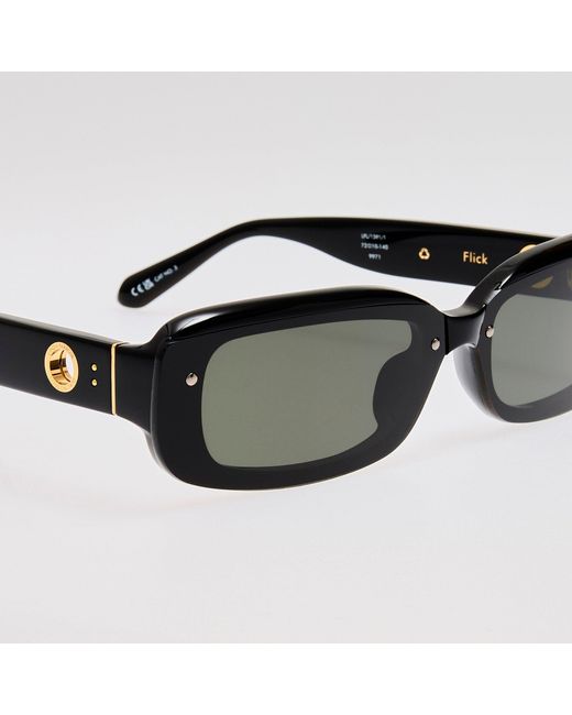 Linda Farrow Brown Flick Sunglasses