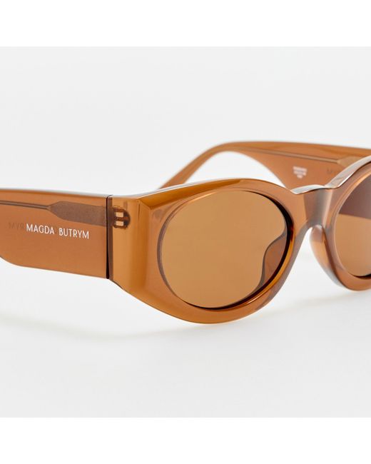 Magda Butrym Black Sunglasses