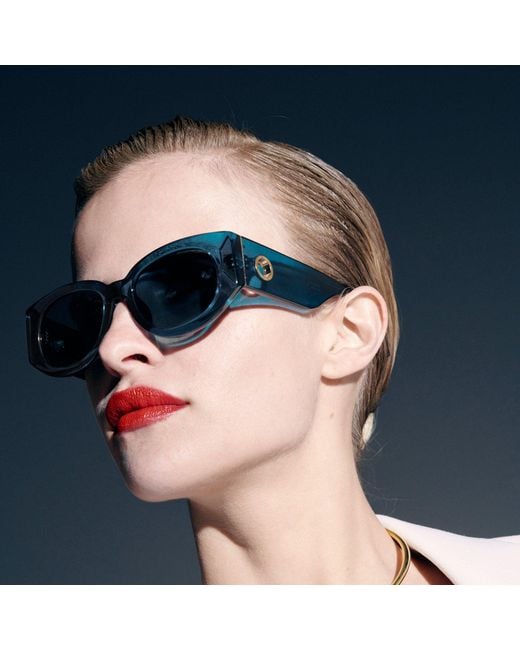 Linda Farrow Black Debbie Sunglasses