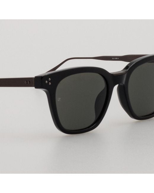 Linda Farrow Black Evans Sunglasses