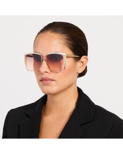 Linda Farrow Pink Helena Sunglasses