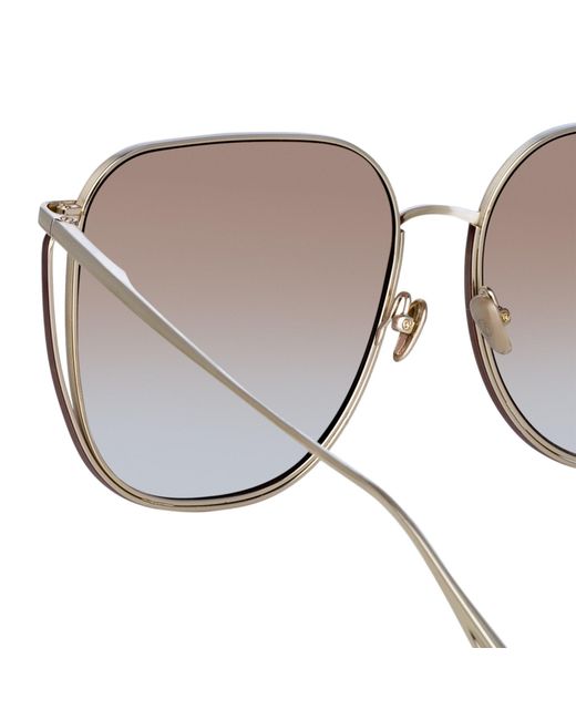 Linda Farrow Gray Camry Sunglasses