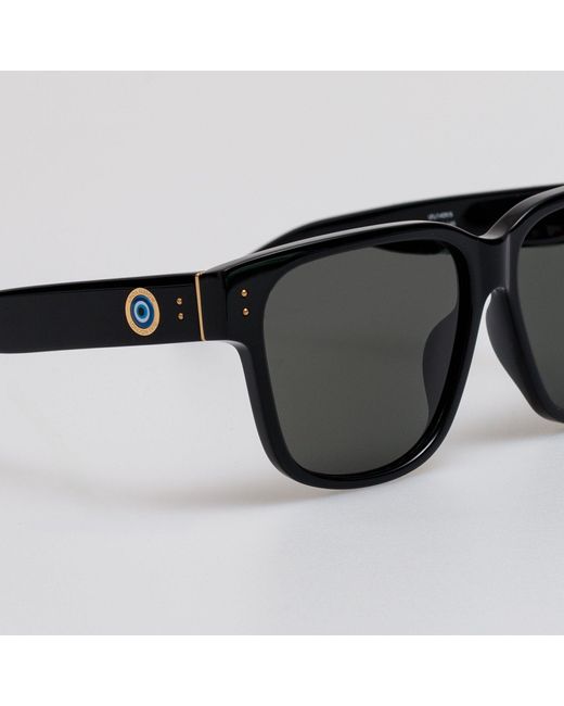 Linda Farrow Black Perry Talisman Sunglasses