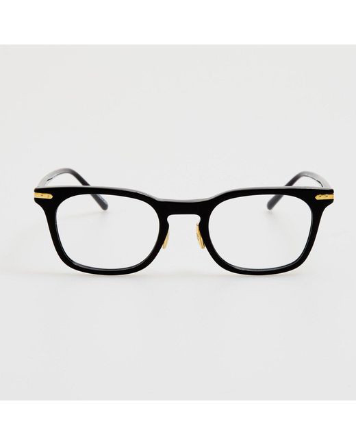 Linda Farrow Black Men's Hawkin Optical