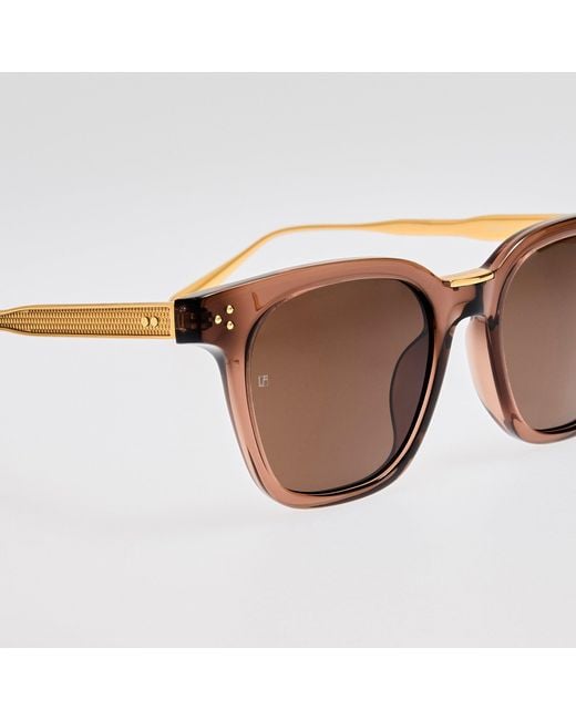 Linda Farrow Brown Evan Sunglasses
