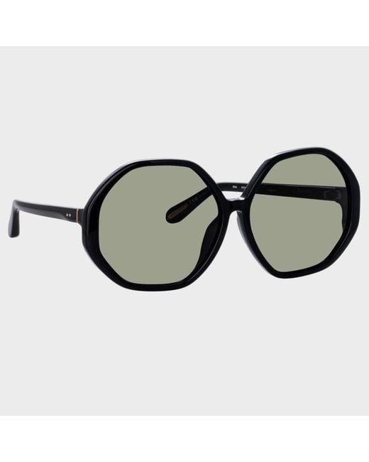 Linda Farrow Brown Paloma Sunglasses