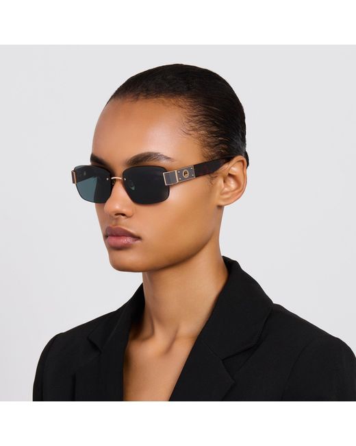 Linda Farrow Green Jessica Sunglasses