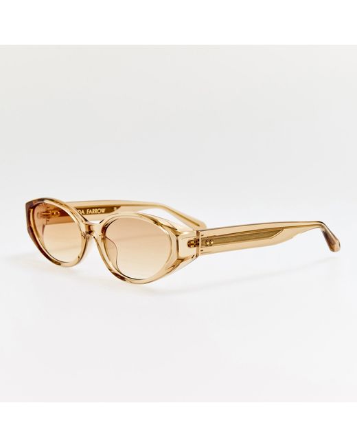 Linda Farrow Natural Lyra Sunglasses